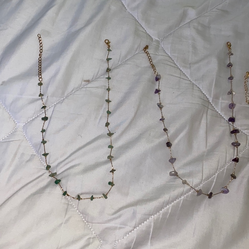 Crystal Thrifted Necklaces
